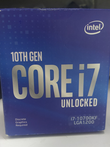 Procesador Intel Core I7-10700kf