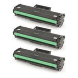 Kit 3x Toner Compatível D111 Para 2022w M2022 M2022w M2020fw