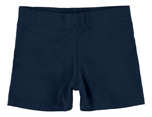 Short Infantil Feminino Cotton Liso Azul - Malwee