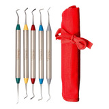 Kit 5 Espátulas Instrumentos Dietschi Hu Friedy Odontologia