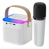 Máquina Karaoke Con Micrófono Parlante Altavoz Portátil Y1