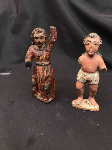 Niño Dios Antiguo De Madera Muy Antiguo Arte Sacro