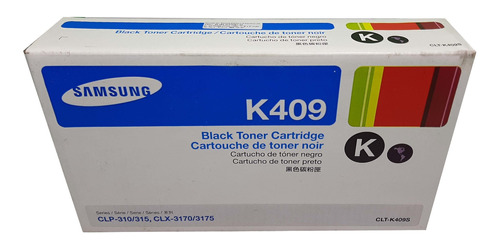 Toner Samsung Clt - K409s Black Original Novo Caixa Avariada