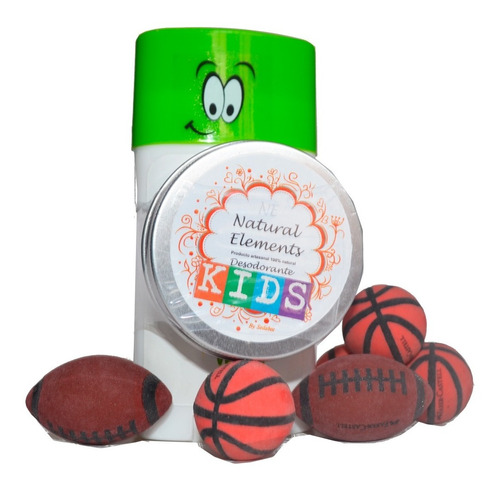 Dos Desodorante Kids De Natural Elements Para Niños