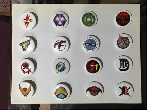 Dc Comics - Flashpoint Promotional Buttons Collection