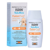 Fotoprotector Isdin Fusion Fluid Mineral Baby Pediatrics 50+