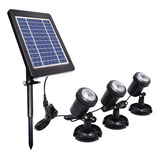 Lámpara Solar Subacuática Led Energía Solar Control Sensor B