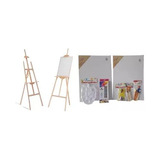 Kit De Arte Pintura Acrílica Atril 150cm Bastidor Set 15 Pcs