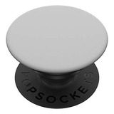 Popsockets Liso Gris Claro Popgrip: Agarre Intercambiable Pa