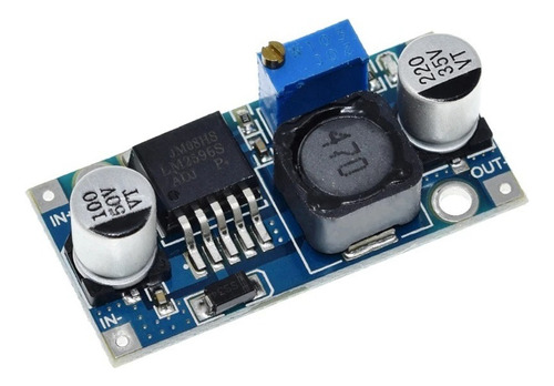 Convertidor Regulador Voltaje Step Down Dc-dc Lm2596 Arduino