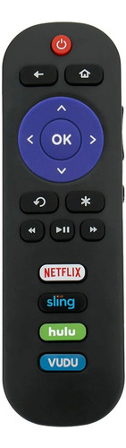 Rc280 - Mando A Distancia Para Tv Tcl Roku Netflix Con Honda