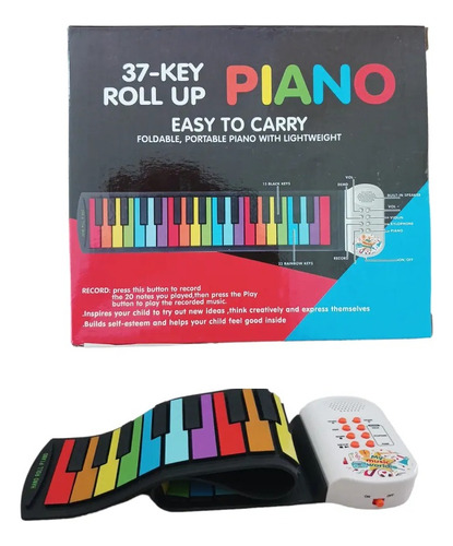 Organeta Piano Plegable 37 Teclas Teclado Graba Sonido