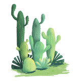 Home Find Cactus Suculentas Pegatinas De Pared De Plantas En