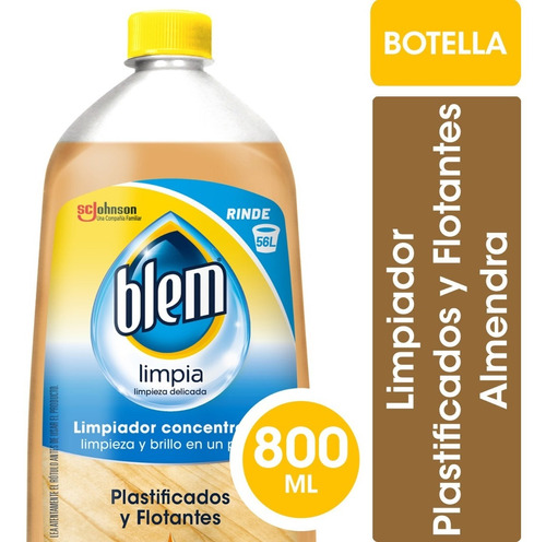 Blem Pisos Plastificados Con Almendras Botella X 3 Unidades