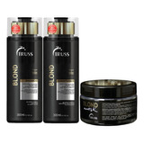 Truss Blond Hair Shampoo + Condicionador + Máscara