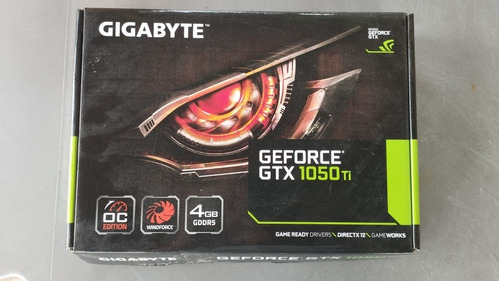 Placa De Vídeo Gigabyte Geforce Gtx 1050 Ti Oc Edition