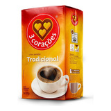 3 Corações Tradicional Café Torrado Molido Bolsa 500g