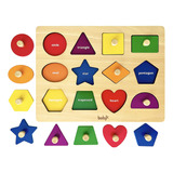 Dailyfunn Montessori - Rompecabezas Con Forma De Juguete Par