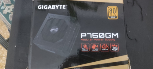 Fuente Gigabyte 750w Gold