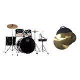 Bateria Mapex Prodigy Bumbo 22 Pdg-5245t Dk + Kit De Pratos