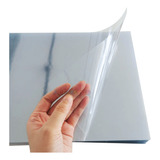 20 Folhas De Acetato Pet Transparente 50x50 Cm Esp 20 Micras