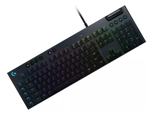 Logitech G815 Teclado Gamer Mecánico Ultrafino Lightsync Rgb