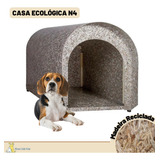 Casa Ecológica Cachorro N4 Caminha Reciclada Pet Cão Madeira