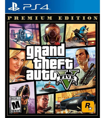 Grand Thef Auto V Premium Edition Ps4 Fisico Nuevo