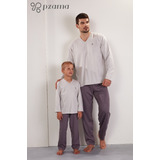 Pijama Infantil Flanelado Frio Inverno Menino 4 A 16 Anos 
