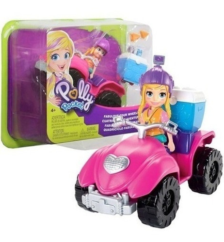 Polly Pocket Cuatriciclo De Aventuras Mattel