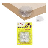 Gomas Protectores De Esquinas Hules Mesas Muebles 4 Piezas