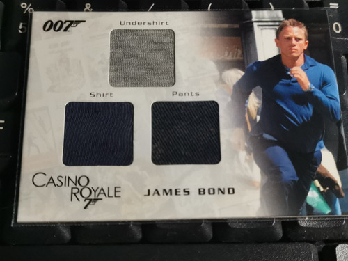 Tarjeta Daniel Craig James Bond 007 Casino Royale Numerada