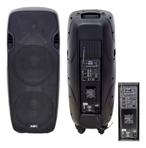 Cabina Parlantes Woofer Potente Bafle Torre Sonido Sd Usb Fm