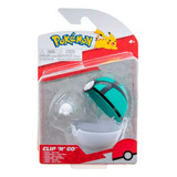 Pokebola Con Figura Pokemon - Snom + Net Ball