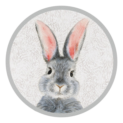 Alfombra Vinílica Impermeable Infantil Little Rabbit 140x140