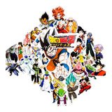 Dragon Ball 100 Calcomanias Sticker Pegatinas Goku Vegeta