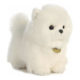 Peluche Aurora. Línea Miyoni. Branco Da Pomerânia