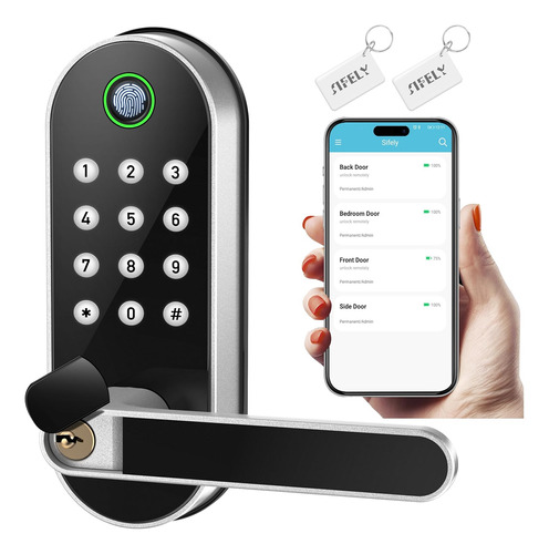 Sifely Smart Lock - Biometric Fingerprint Smart Door Lock...