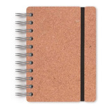 Cuaderno Studio A6 Rayado 80 Hojas Cuero Reciclado Duradero Color Crudo Natural