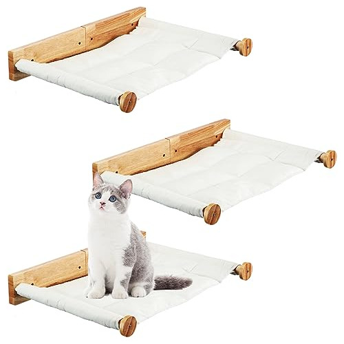 Pinkunn Hamaca De Pared Para Gatos De 3 Piezas, Estantes De