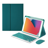 Funda Con Teclado Y Mouse Para iPad 9.7  5th 6th Gen Ñ