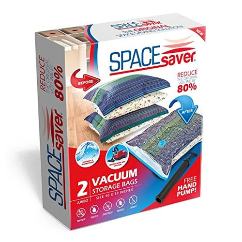 Spacesaver Premium Bolsas De Almacenamiento De Vacío Jumbo (