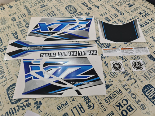 Calcos Completo Yamaha Xtz125  Xtz 125 2018/21 Moto Azul