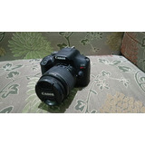Câmera Canon Eos Rebel T7 + Lente Ef-s 18-55mm (usada)