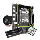 Kit Gamer Placa Mãe X99 Atermiter P4 Xeon E5 2690 V4 32gb Co