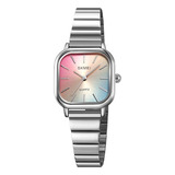 Reloj Skmei 2190 Sumergible Para Mujer En Acero Inoxidable