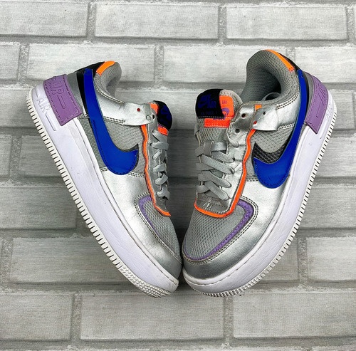 Tênis Nike Air Force 1 Shandow Metalic