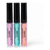 Set 3 Brillos Labiales/lip Gloss Glitter De City Color