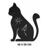 Adesivo Lousa Quadro Negro Formato - Gato