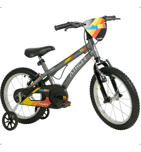 Bicicleta Menino Infantil Aro 16 Athor Baby Boy Segura Top